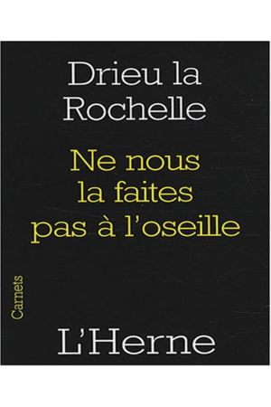 Ne nous la faites pas à l oseille