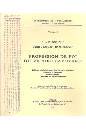 Profession de foi du vicaire savoyard